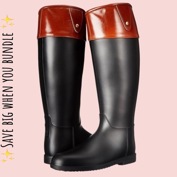 QUPID Women's RAIN BOOT - Black BRAND NEW IN BOX - Picture 2 of 15